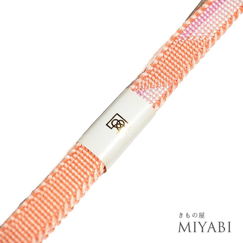 帯締め 平組紐 ピンク 正絹 新品・未使用品