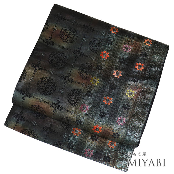 袋帯 リサイクル 帯丈420cm 六通 多色 Sサイズ 正絹 Sランク お洒落