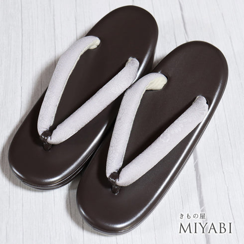 草履 新品 お洒落 ブラウン 新品・未使用品 山口美術織物監修