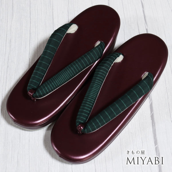 草履 新品 レッド 新品・未使用品 大島紬