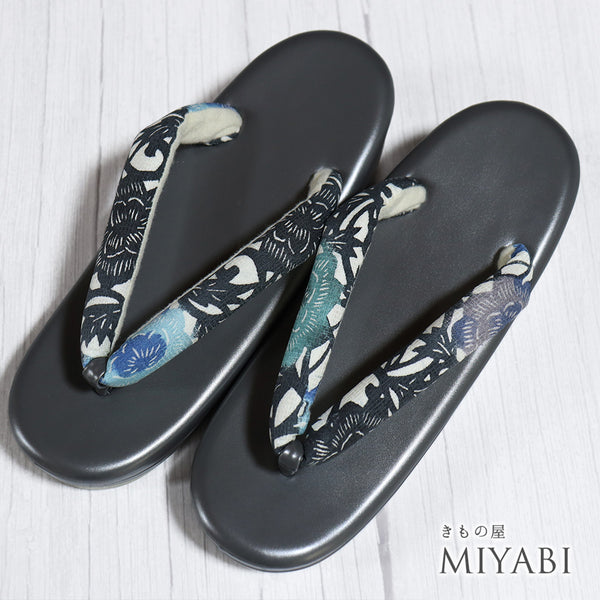 草履 新品 グレー 新品・未使用品 紅型染