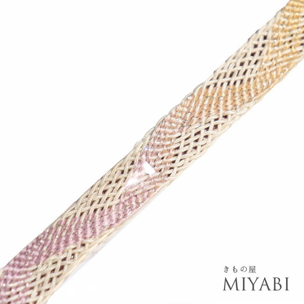 帯締め リサイクル 手組紐 多色 正絹 新品・未使用品 夏物