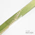 帯締め リサイクル セミフォーマル 平組紐 グリーン 正絹 新品・未使用品