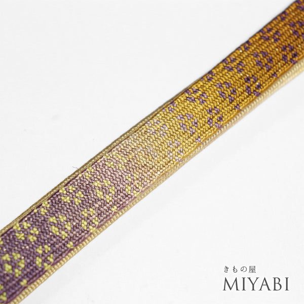 帯締め リサイクル お洒落 平組紐 多色 正絹 新品・未使用品