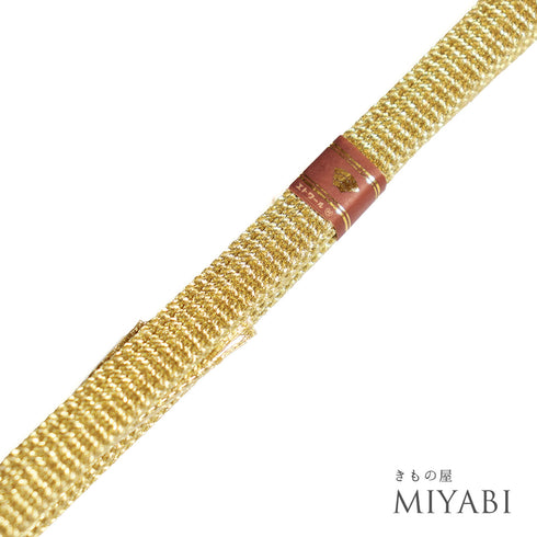 帯締め リサイクル カジュアル 平組紐 ゴールド 不明 新品・未使用品