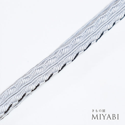 帯締め リサイクル カジュアル 手組紐 ブルー 正絹 新品・未使用品