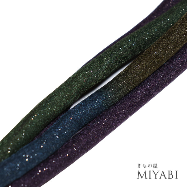 帯締め リサイクル お洒落 丸組紐 多色 正絹 新品・未使用品