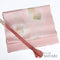 帯締め・帯揚げセット リサイクル お洒落 平組紐 ピンク 正絹 新品・未使用品