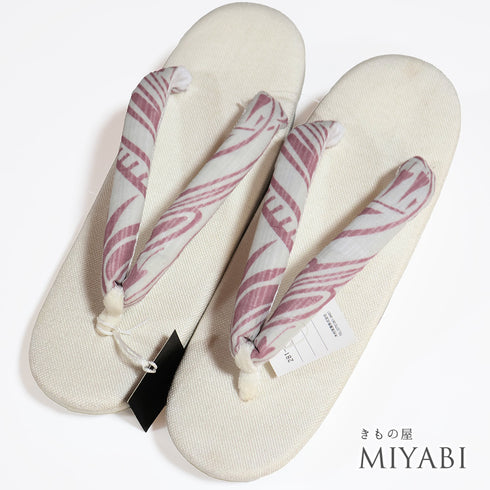 草履 リサイクル ピンク 正絹 未使用品 一輪館