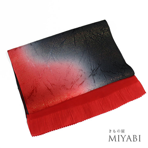 帯揚げ ちりめん 多色 正絹 新品・未使用品 ぼかし柄 ラメ