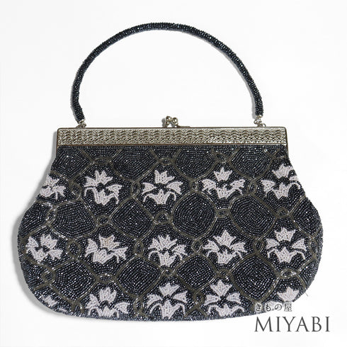 バッグ ブラック ビーズ Sランク ビーズバック