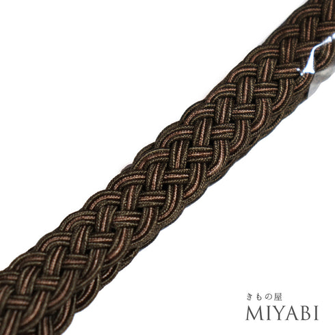 帯締め リサイクル カジュアル 手組紐 ブラウン 不明 Sランク