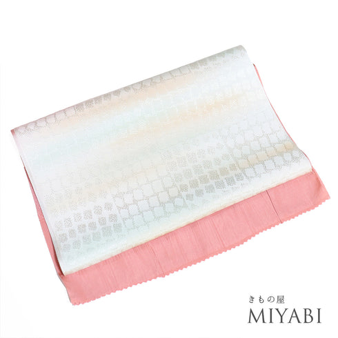 帯揚げ リサイクル お洒落 ちりめん 正絹 多色 ぼかし 未使用品