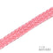 帯締め リサイクル カジュアル 手組紐 ピンク 正絹 新品・未使用品 夏物