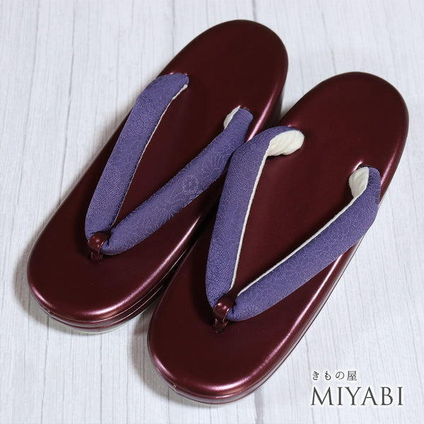 草履 新品 レッド 新品・未使用品 山口美術織物監修