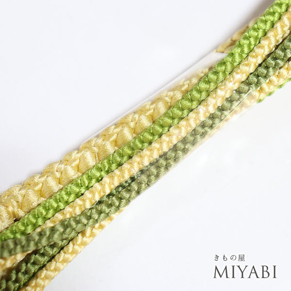 帯締め リサイクル カジュアル 手組紐 多色 正絹 新品・未使用品