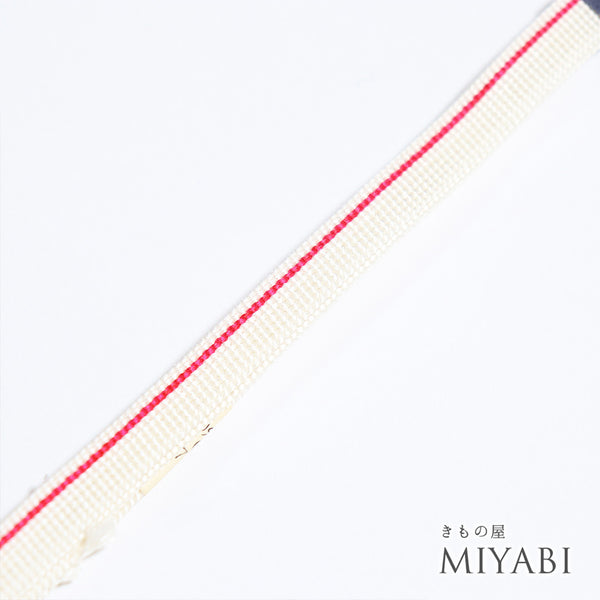 帯締め カジュアル 三分紐 ホワイト 正絹 新品・未使用品