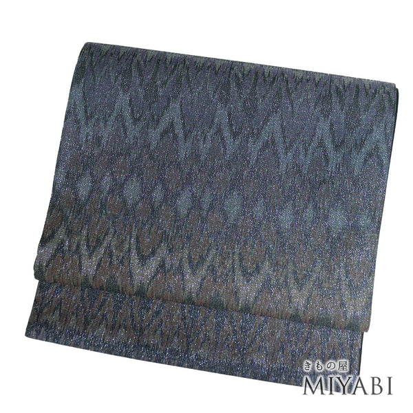 袋帯 リサイクル 帯丈442cm 全通 羽衣箔 月華幻耀 多色 Mサイズ 正絹 Sランク お洒落