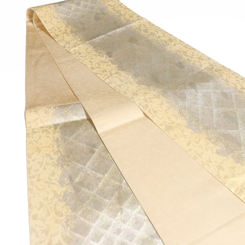 袋帯 リサイクル 帯丈440cm 六通 寿 永峰箔 ゴールド Mサイズ 正絹 新品・未使用品 フォーマル セミフォーマル