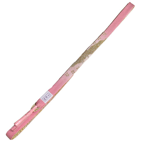 帯締め リサイクル セミフォーマル 平組紐 ピンク 正絹 新品・未使用品