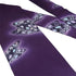 名古屋帯 リサイクル 帯丈391cm ポイント柄 絞り パープル Lサイズ 正絹 新品・未使用品 お洒落