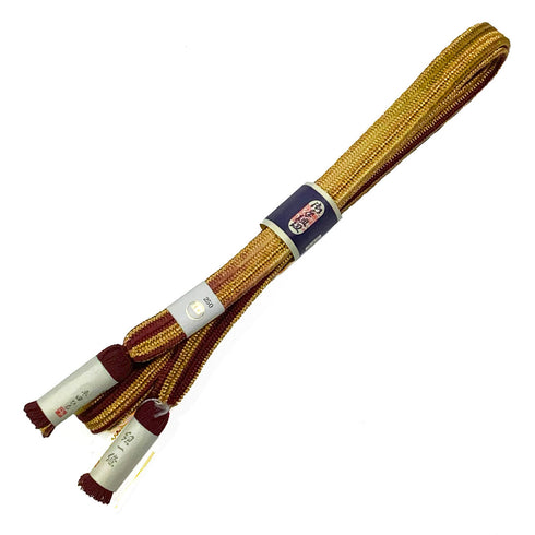 帯締め リサイクル セミフォーマル 平組紐 多色 正絹 新品・未使用品