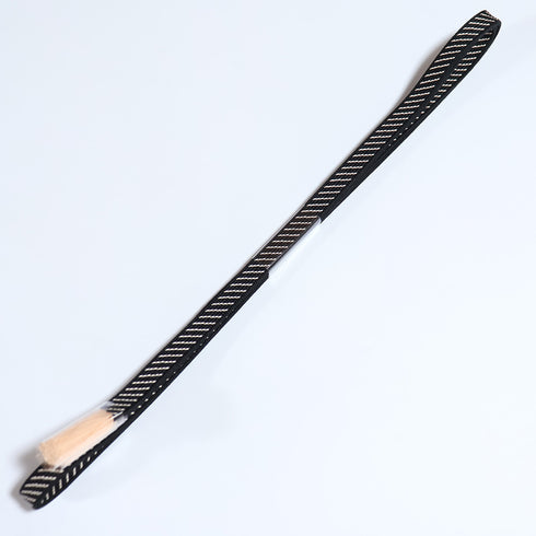 帯締め リサイクル 手組紐 ブラック 正絹 新品・未使用品