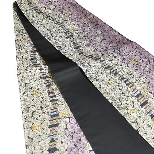 袋帯 リサイクル 帯丈452cm 全通 多色 Lサイズ 正絹 新品・未使用品 お洒落