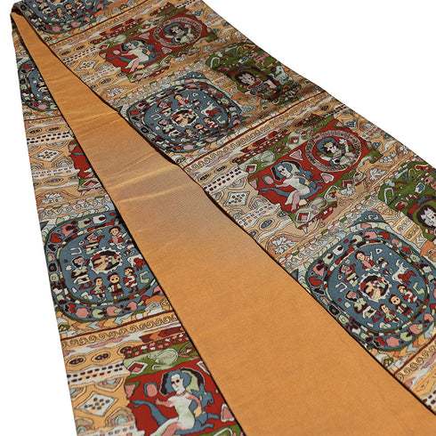 袋帯 リサイクル 帯丈416cm 六通 多色 SSサイズ 正絹 Sランク お洒落