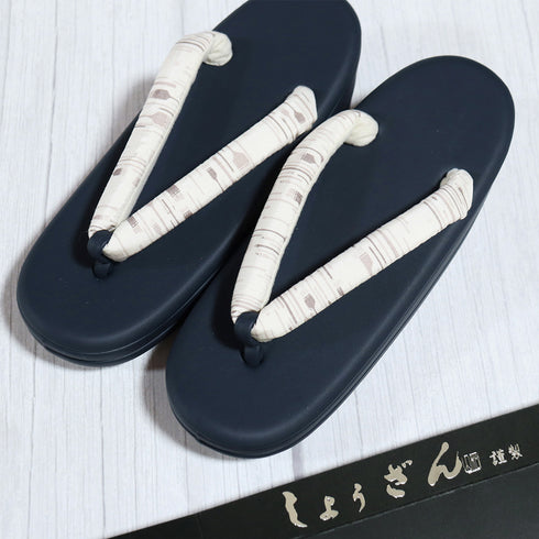 草履 新品 ネイビー 新品・未使用品 しょうざん
