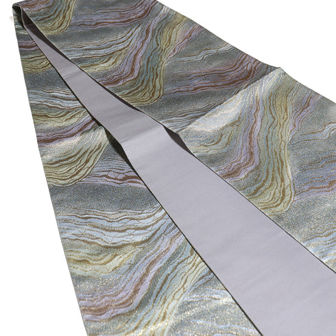 袋帯 リサイクル 帯丈454cm 全通 ぼかし 多色 Lサイズ 正絹 Sランク フォーマル お洒落