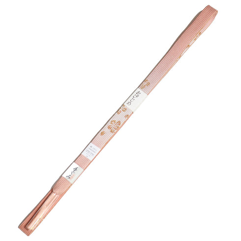 帯締め リサイクル セミフォーマル 平組紐 ピンク 正絹 新品・未使用品