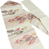 名古屋帯 リサイクル 帯丈369cm 六通 段ぼかしに枝葉柄 八寸 ベージュ Mサイズ 正絹 Sランク お洒落 カジュアル