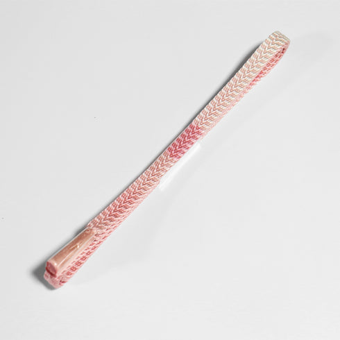 帯締め リサイクル 手組紐 ピンク 正絹 新品・未使用品