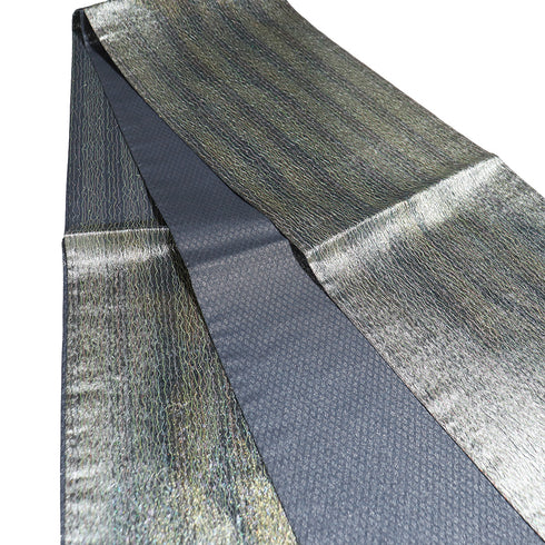 袋帯 リサイクル 帯丈424cm 六通 縞ぼかし柄 多色 Sサイズ 正絹 新品・未使用品ランク お洒落