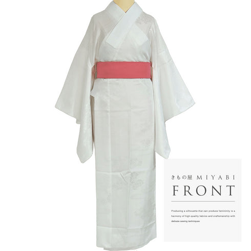 長襦袢 新品 お洒落 ポリエステル 半衿付き 091-634