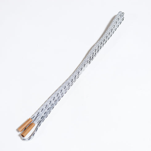 帯締め リサイクル カジュアル 手組紐 ブルー 正絹 新品・未使用品