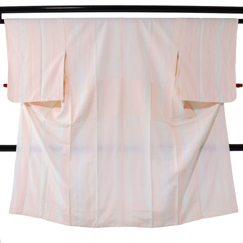 長襦袢 リサイクル 長襦袢 身丈124cm 裄65.6cm 袷 縦ぼかし柄 ピンク Mサイズ お洒落 正絹 Sランク