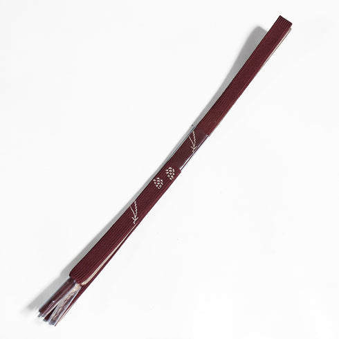 帯締め リサイクル お洒落 平組紐 レッド 正絹 新品・未使用品