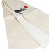京袋帯 リサイクル 帯丈386cm ポイント柄 猫と金魚柄 WAKKA 夏物 ベージュ Lサイズ 麻 新品・未使用品 お洒落 カジュアル