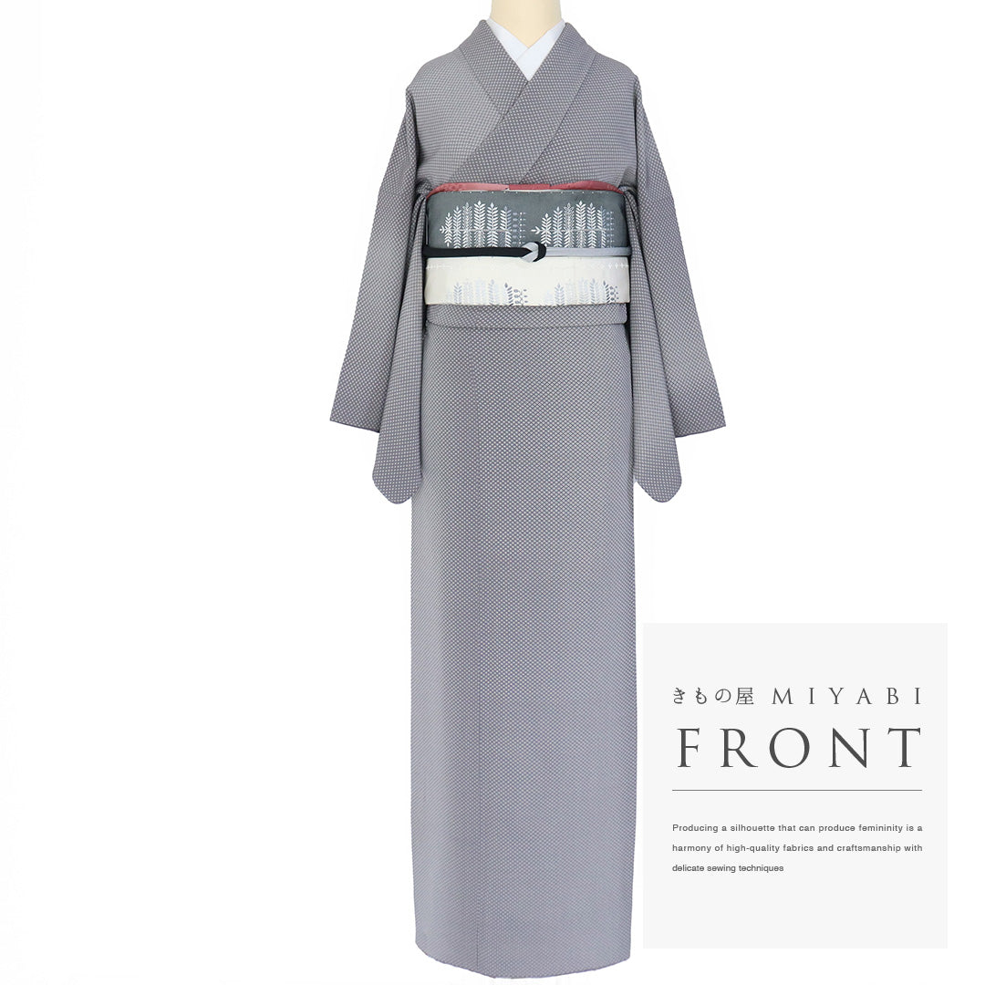 専用❗️8438☆9081☆送料込み❣️小紋 着物 6枚 まとめ売り❣️ リサイクル着物 江戸小紋 袷 身丈161.5cm 裄68cm 菊菱 縦ぼかし 作家