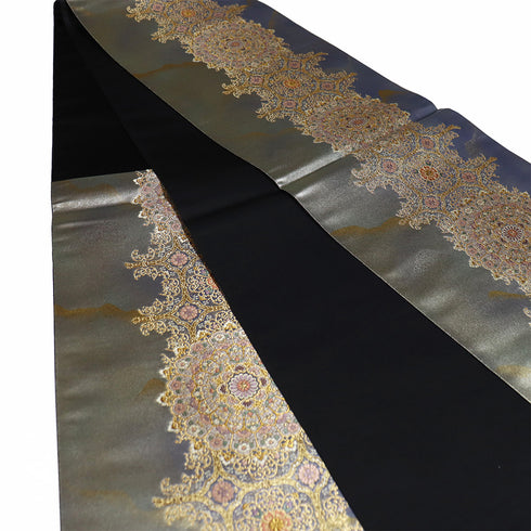 袋帯 リサイクル 帯丈438cm 六通 宝相華紋柄 ぼかし 多色 Mサイズ 正絹 新品・未使用品 フォーマル
