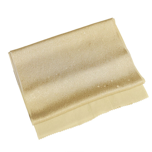 帯締め・帯揚げセット リサイクル 丸組紐 ちりめん ベージュ 正絹 新品・未使用品 水玉地紋