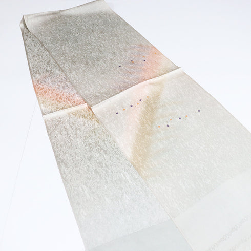 帯揚げ リサイクル お洒落 ちりめん 正絹 多色 斜めぼかし 新品・未使用品 AG-1230