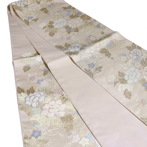 袋帯 リサイクル 帯丈428cm 六通 花各種柄 夏物 ピンク Sサイズ 混合 Sランク フォーマル お洒落