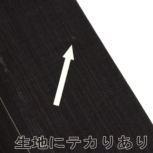 紬 リサイクル 夏着物 身丈161cm 裄66.8cm 夏物 夏物 刺繍 パールトーン加工済 縞模様 トンボ柄 ブラウン Lサイズ カジュアル お洒落 正絹 広衿 Sランク