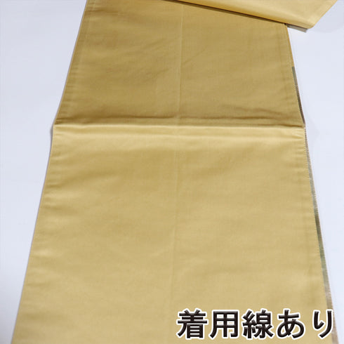 袋帯 リサイクル 帯丈438cm 六通 流水柄 斜めぼかし 螺鈿細工 ゴールド Mサイズ 正絹 Bランク お洒落