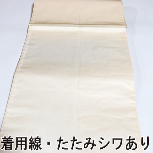 袋帯 リサイクル 帯丈432cm 六通 花唐草柄 シルバー Sサイズ 正絹 Sランク セミフォーマル セミフォーマル