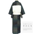 大島紬 リサイクル 身丈155.3cm 裄61.6cm 袷 幾何学模様 ぼかし 多色 Sサイズ お洒落 証紙 しつけ糸 正絹 広衿 Sランク