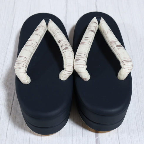 草履 新品 ネイビー 新品・未使用品 しょうざん